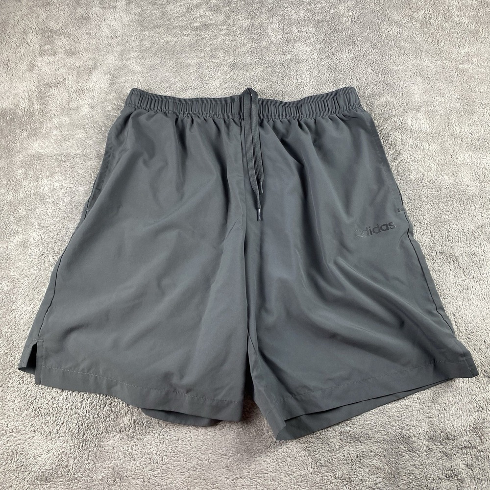 Adidas Athletic‎ Shorts Mens Large Gray Running Workout